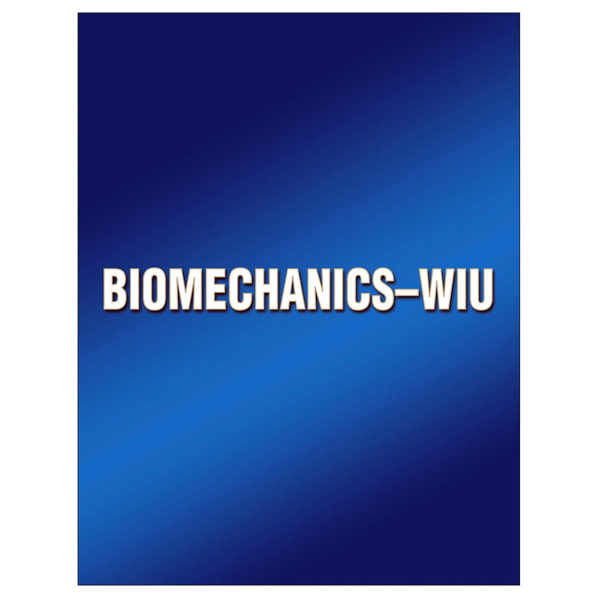 Biomechanics-WIU