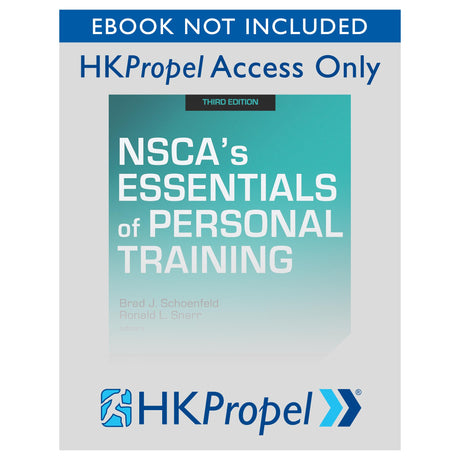 NSCA's Essentials of Personal Training 3rd Edition HKPropel Access-Ebook not included