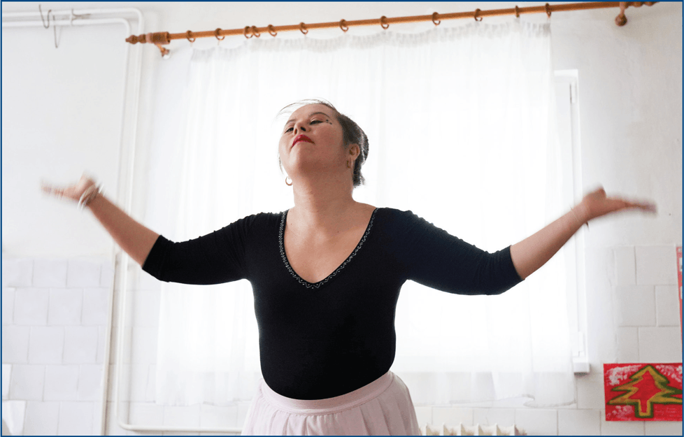 FIGURE 24.3 Special Olympics dancer rehearsing her performance. Andreea Campeanu/Moment/Getty Images